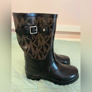 Michael Kors logo rain boot size 7
